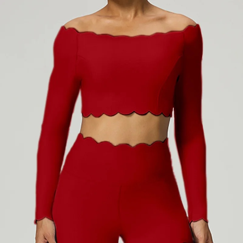 Lace Long Sleeve Top Compressi - Pilates Yoga One ulasan dan harga