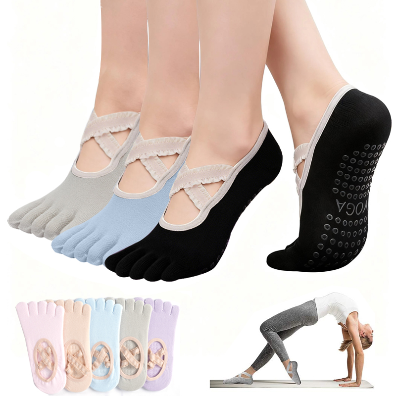 Ladies Non-Slip Pilates Socks  - Medias Para Pilates Y Yoga ulasan dan harga